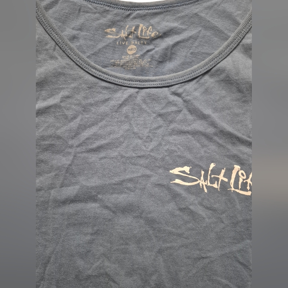 Blue Salt Life Tank Top - Picture 5 of 6